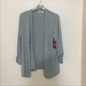 Faded Glory | Gray Cardigan | XL | NWT